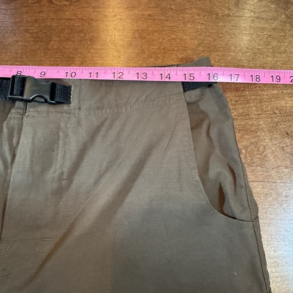PrAna Men Zion Pant Cargo Khaki Tactical Belt Utility Performance 32/31 Roll Up - Picture 14 of 15
